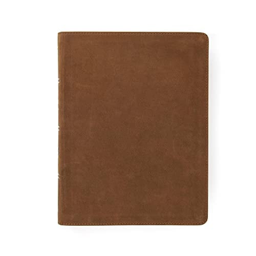 CSB Men of Character Bible (Thumb-Indexed, Brown Genuine Leather)