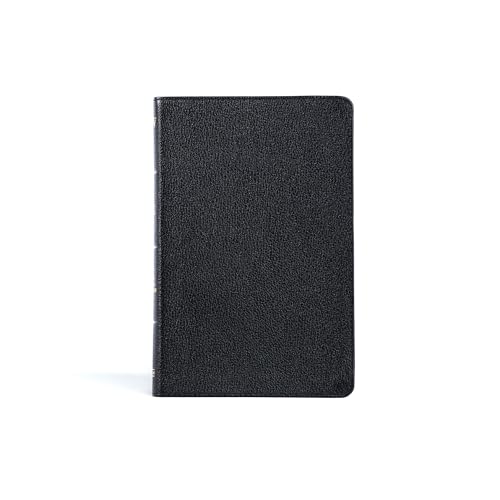 KJV Thinline Bible (Indexed, Black Genuine Leather)