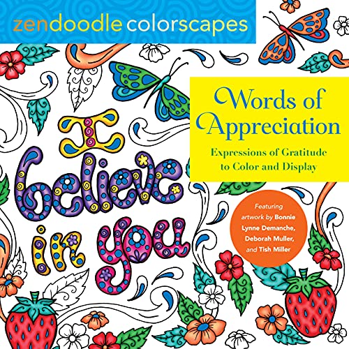 Words of Appreciation: Expressions of Gratitude to Color and Display (Zendoodle Colorscapes)