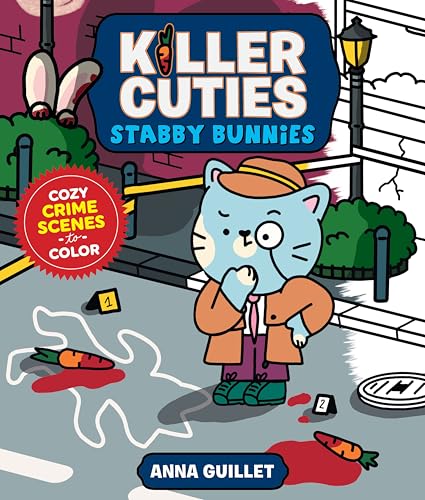 Stabby Bunnies: Cozy Crime Scenes to Color (Killer Cuties)