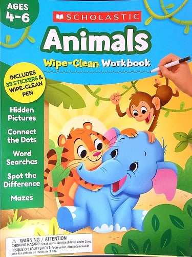 Animals Wipe-Clean Workbook
