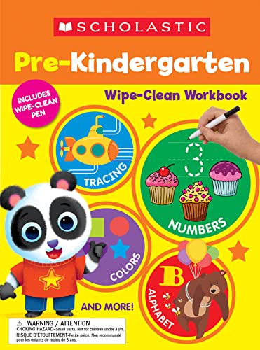Pre-Kindergarten Wipe-Clean Workbook