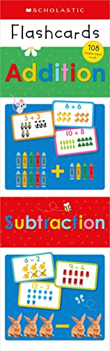 Addition & Subtraction Flashcard Double Pack (Scholastic Early Learners)