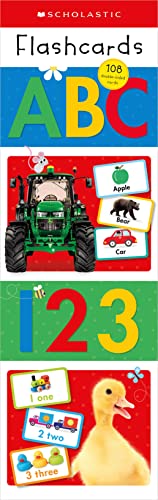 ABC and 123 Flashcard (Scholastic Early Learners)
