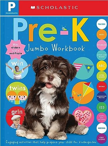 Pre-K Jumbo Workbook (Scholastic Early Learners)
