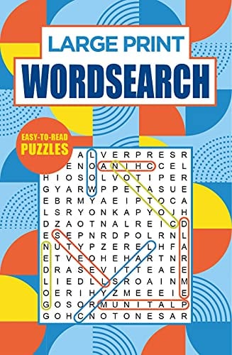 Large Print Wordsearch: Easy-to-Read Puzzles
