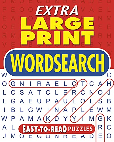 Extra Large Print Wordsearch: Easy-to-Read Puzzles (Sirius Extra Large Print Puzzles)