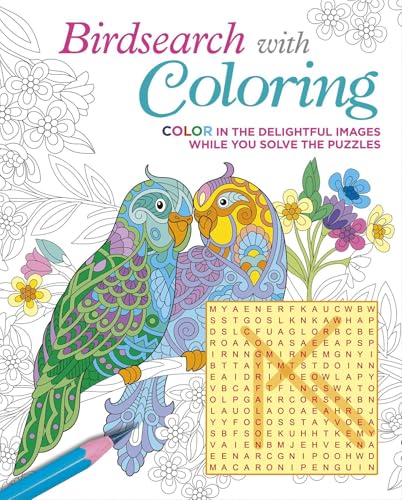 Birdsearch With Coloring (Color Your Wordsearch)