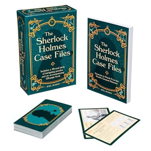 The Sherlock Holmes Case Files: Includes a 50-Card Deck of Absorbing Puzzles and an Accompanying 128-Page Book (Sirius Leisure Kits)