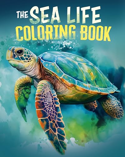 The Sea Life Coloring Book: Over 45 Images to Colour