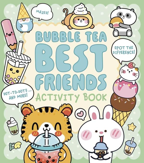Bubble Tea Best Friends Activity Book: Mazes, Spot the Difference, Dot-to-Dot, and More! (Cozy Time)