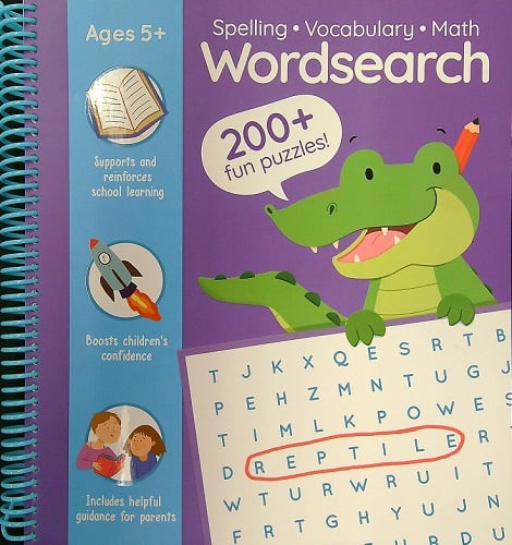 Wordsearch: Spelling, Vocabulary, Math
