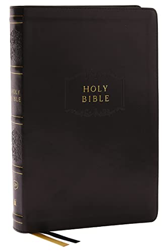 KJV, Center-Column Reference Bible (#8743BK - Black Leathersoft)