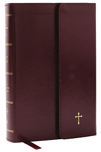 NKJV Compact Paragraph-Style Reference Bible, Burgundy Imitation Leather