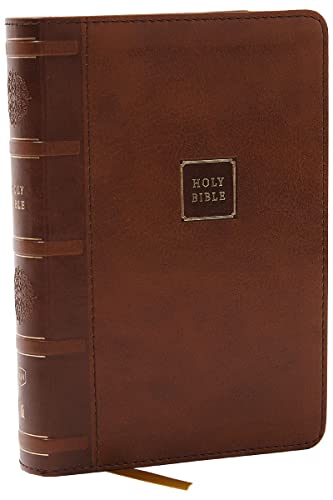 KJV, Compact Reference Bible (#6873BRN - Brown Leathersoft)