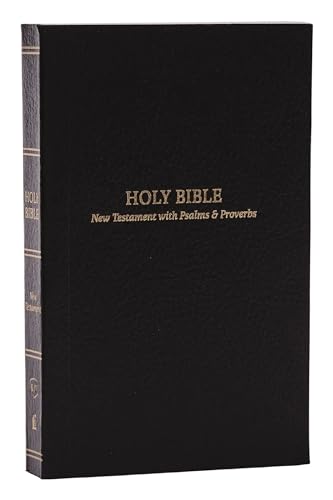 KJV, Pocket New Testament With Psalms and Proverbs (#6990BK - Black Softcover)