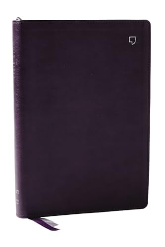 NET, Large Print Thinline Reference Bible (Thumb Indexed, 4953PURI - Purple Leathersoft)