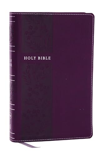 NKJV, Personal Size, Large Print Reference Bible (#8843PUR - Purple Leathersoft)