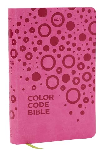 NKJV, Color Code Bible for Kids (#9483PK - Pink Leathersoft)