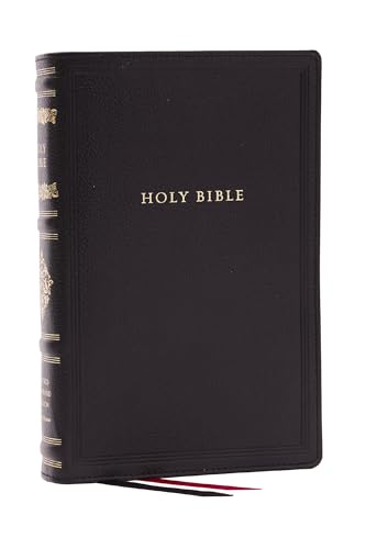 RSV, Personal Size Bible (#7796BK, Black Genuine Leather, Thumb Indexed - Sovereign Collection)