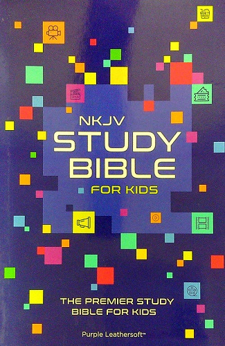 NKJV, Study Bible for Kids (6693PUR - Purple Leathersoft)