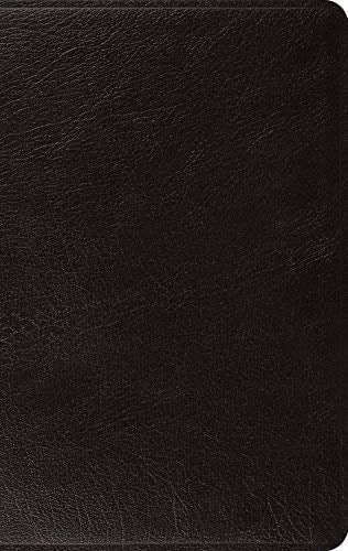 ESV Large Print Thinline Bible (Black Genuine Leather)
