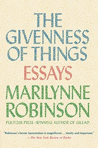 The Givenness Of Things