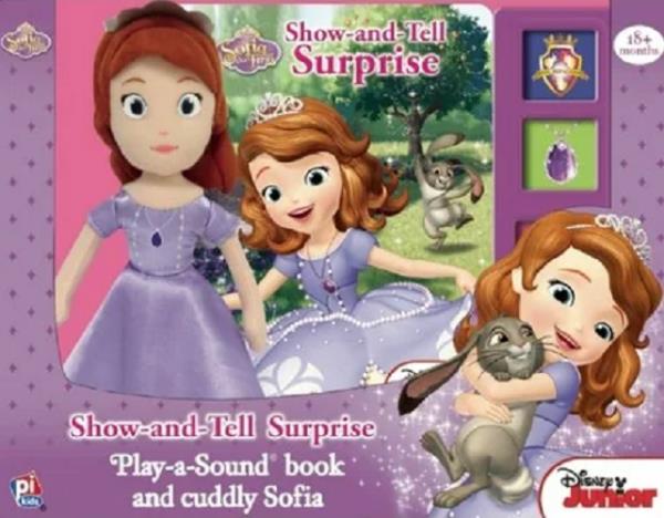 Show-and-Tell Surprise Play-a-Sound Book and Cuddly Sofia