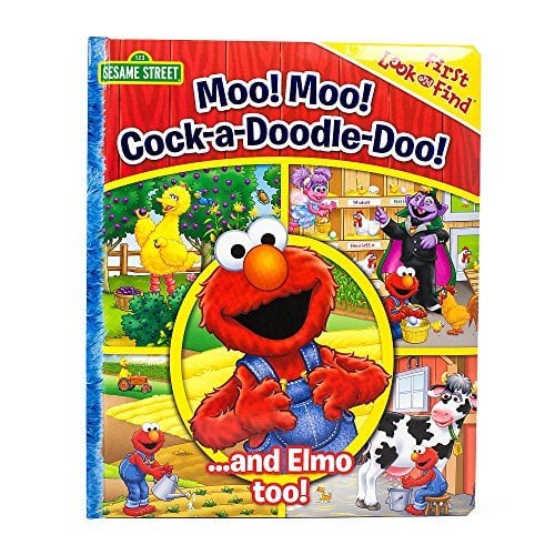 Moo! Moo! Cock-a-Doodle-Doo! First Look and Find (Sesame Street)