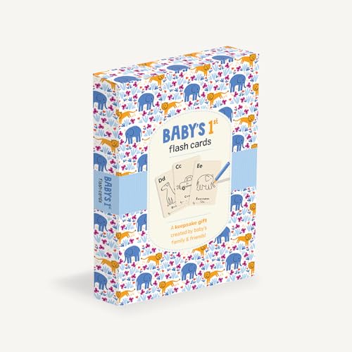 Baby's 1st Flash Cards: A Keepsake Gift Created by Baby's Family and Friends!