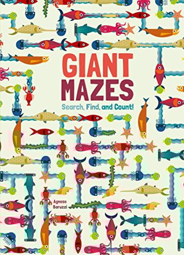 Giant Mazes: Search, Find, and Count!
