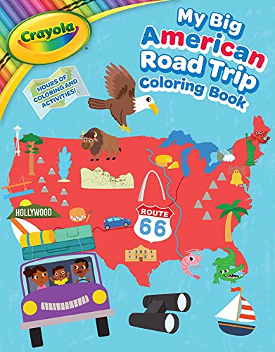 My Big American Road Trip Coloring Book (Crayola)