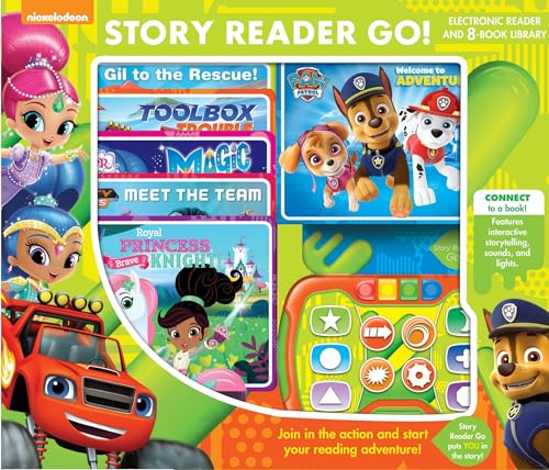 Nickelodeon Story Reader Go! Electronic Reader and 8-Book Library