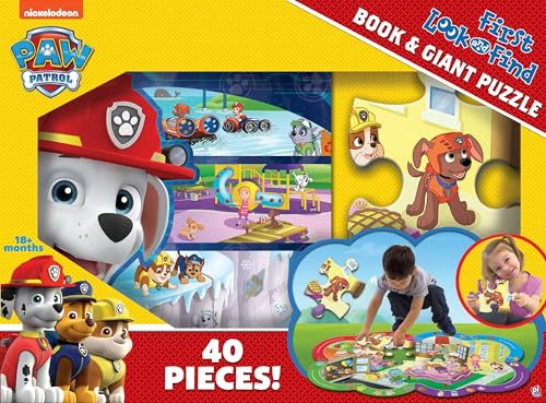 First Look and Find Book and Giant Puzzle (Paw Patrol)