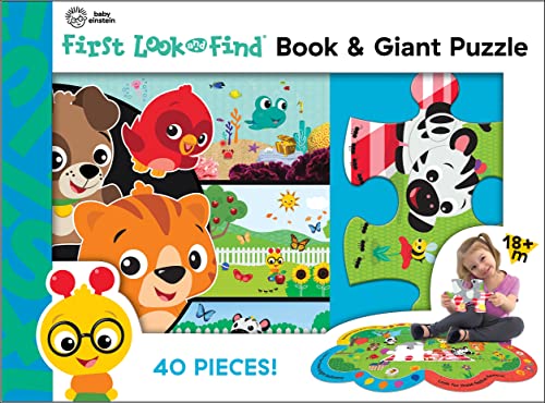 First Look and Find Book and Giant Puzzle (Baby Einstein)