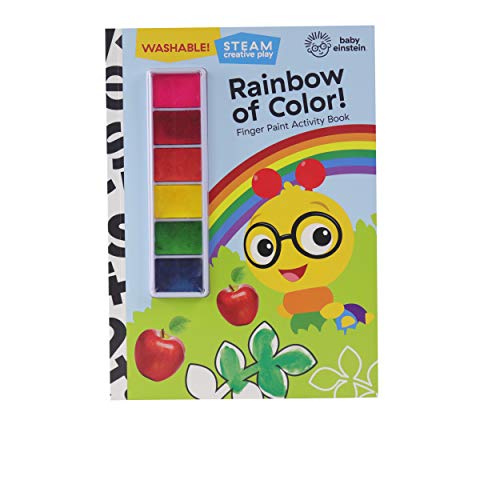 Rainbow of Color!: Finger Paint Activity Book (Baby Einstein)