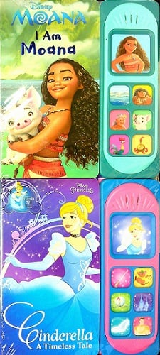 I Am Moana (Disney Moana)/Cinderella a Timeless Tale (Disney Princess) Play-a-Sound