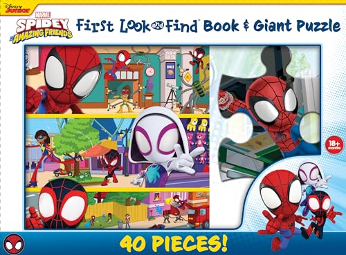 First Look and Find Book & Giant Puzzle (Marvel Spidey and His Amazing Friends)