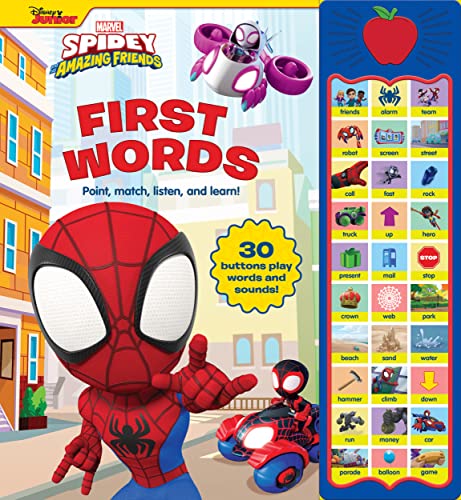 First Words: Point, Match, Listen, and Learn! (Disney Junior Spidey and his Amazing Friends)