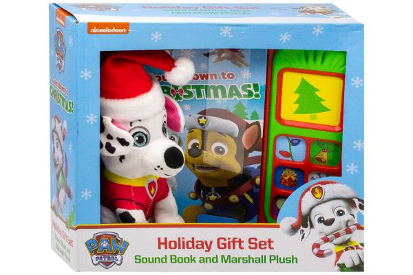 Countdown to Christmas Holiday Gift Set Sound Book and Marshall Plush (Paw Patrol)