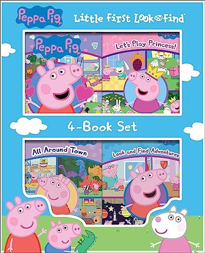 Little First Look and Find 4-Book Set (Peppa Pig)