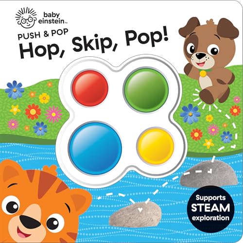 Hop, Skip, Pop! Push & Pop Tactile Fidget Toy (Baby Einstein)