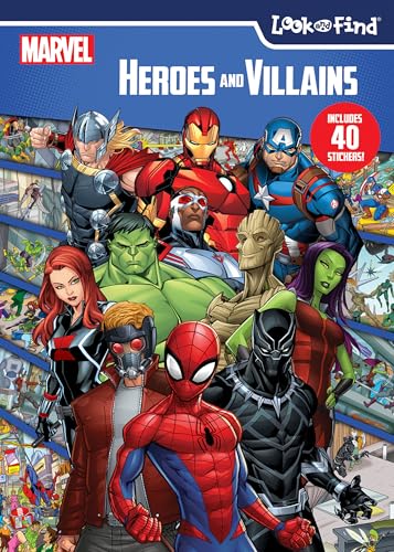 Marvel Heroes and Villains Look and Find