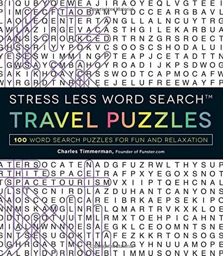 Stress Less Word Search: Travel Puzzle