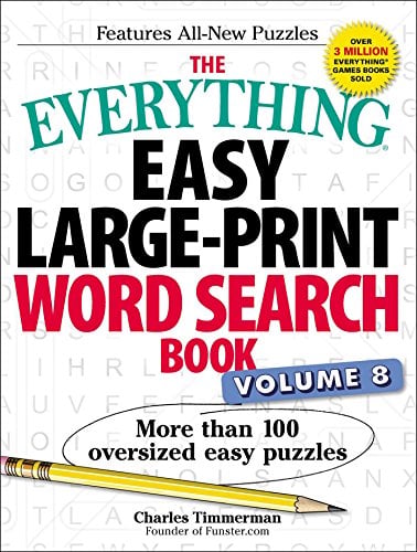 The Everything Easy Large-Print Word Search Book (Volume 8)