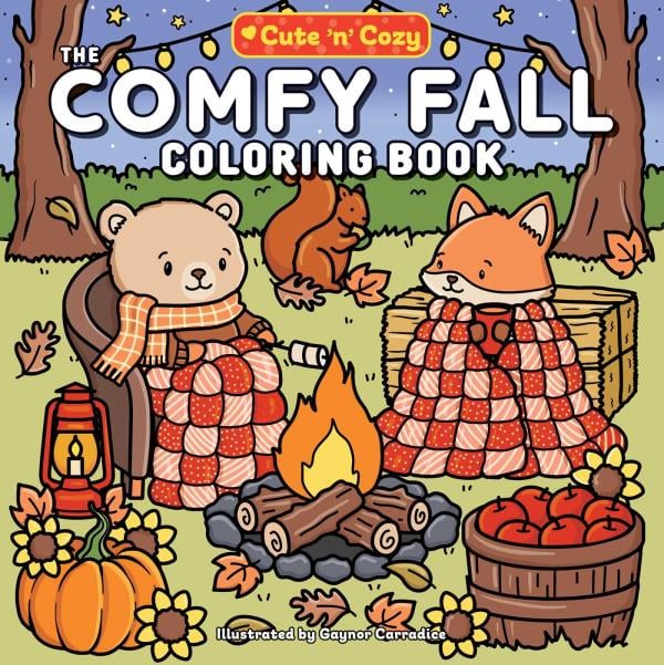 The Comfy Fall Coloring Book (Cute 'n' Cozy)