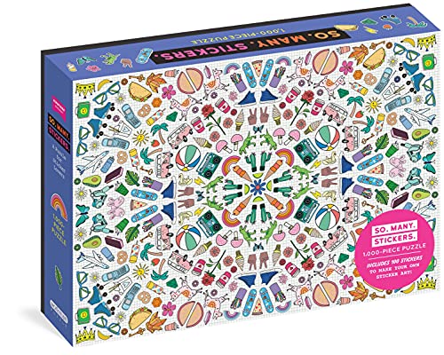 So. Many. Stickers. 1,000-Piece Puzzle (Workman Puzzle)