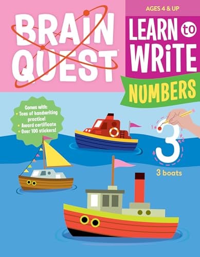 Numbers (Brain Quest Learning to Write)
