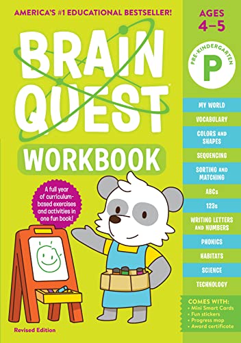 Brain Quest Workbook (Pre-Kindergarten, Revised Edition)