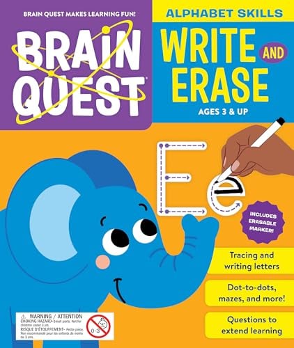 Alphabet Skills Write and Erase (Brain Quest)